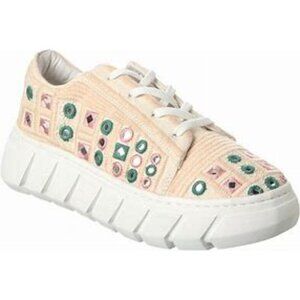 Free People Catch Me If You Can Crochet Sneaker in Mirrors SZ 8 (38)  NEW